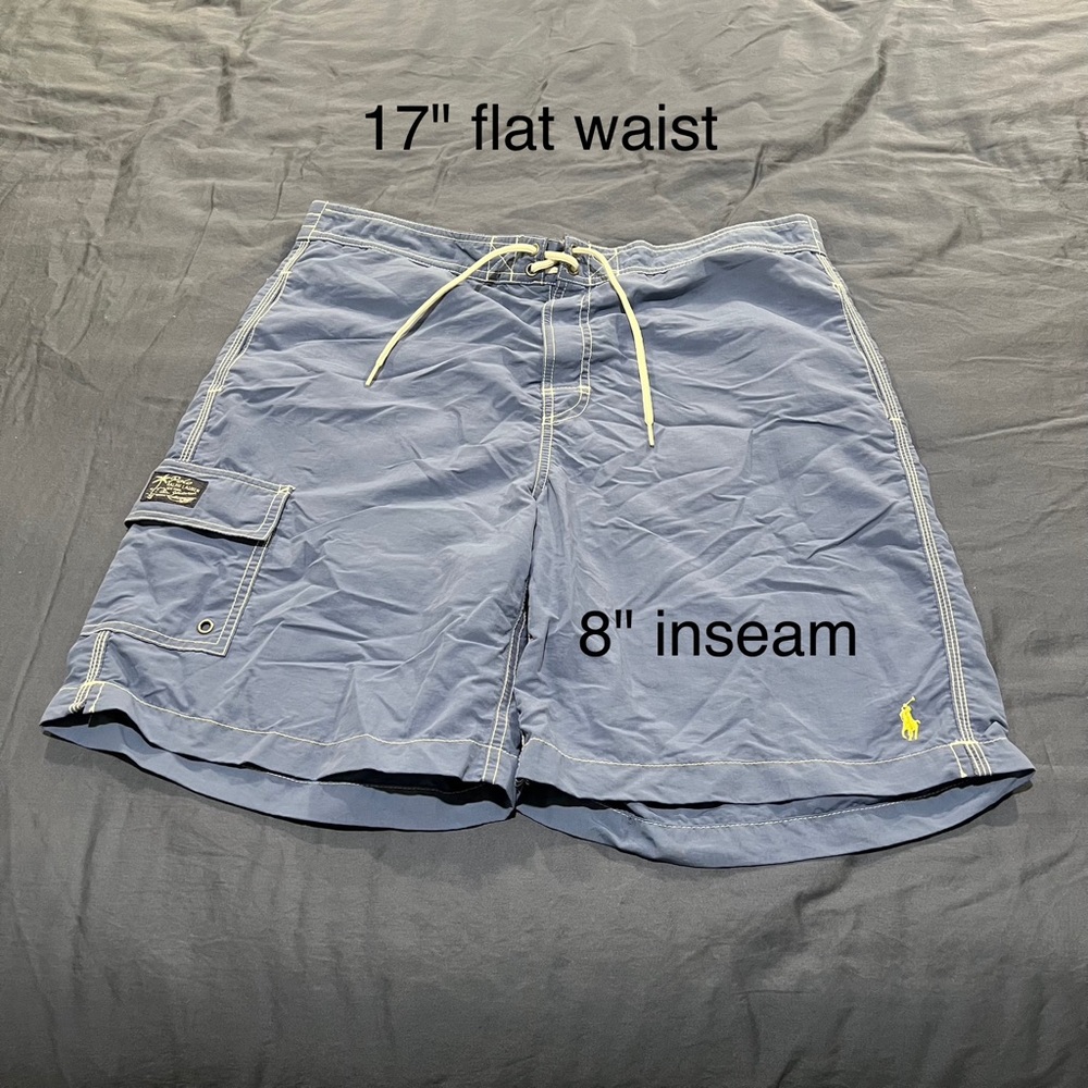 Polo Ralph Lauren Light Blue Swim Shorts - Picture 3 of 9